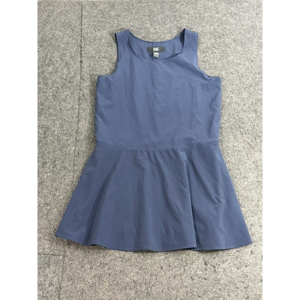 Athleta‎ Girl School Day Dress Size Medium 8-10 Uniform Navy Blue